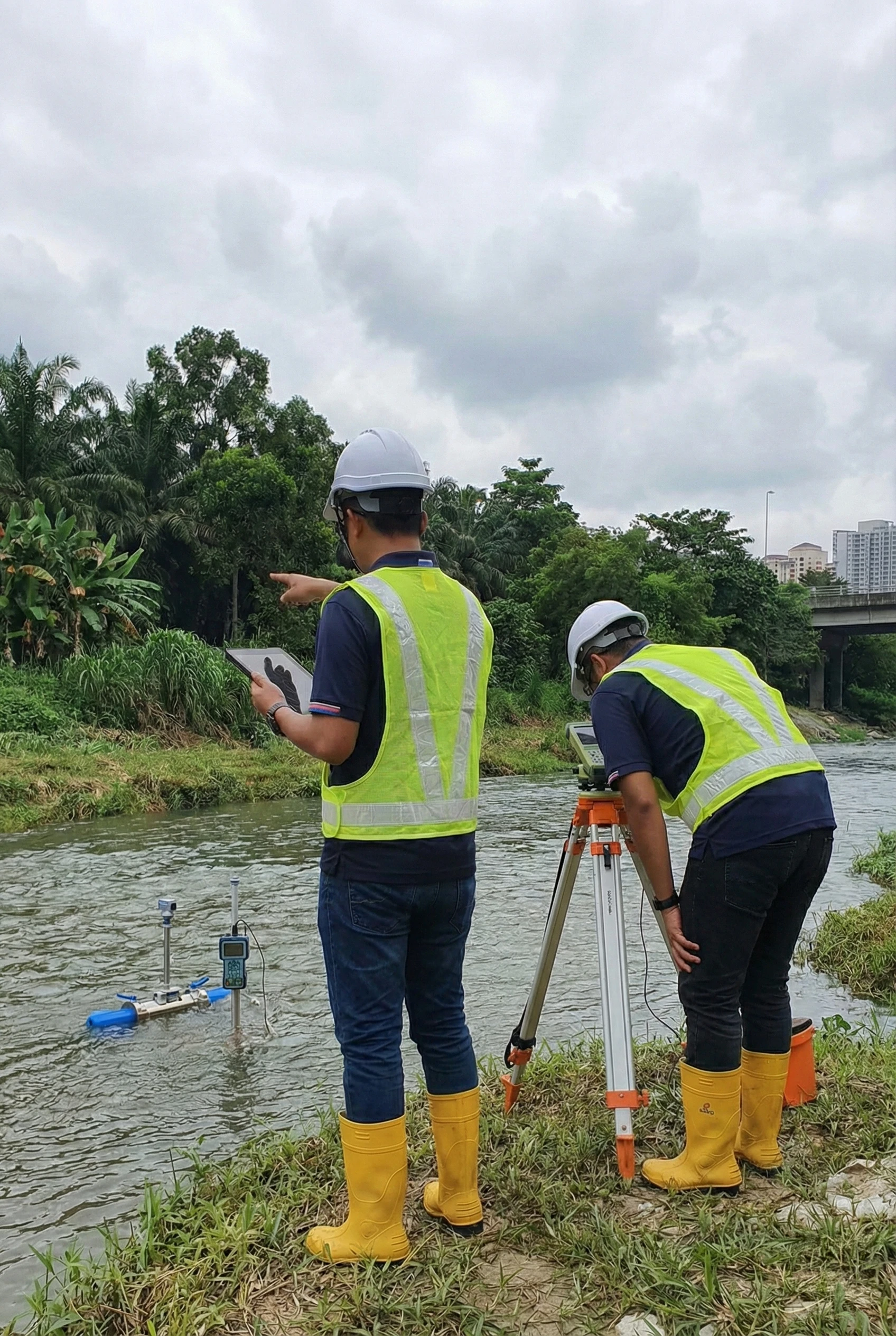 Hydrological and hydraulic consultancy — river flow measurement and flood risk assessment Malaysia